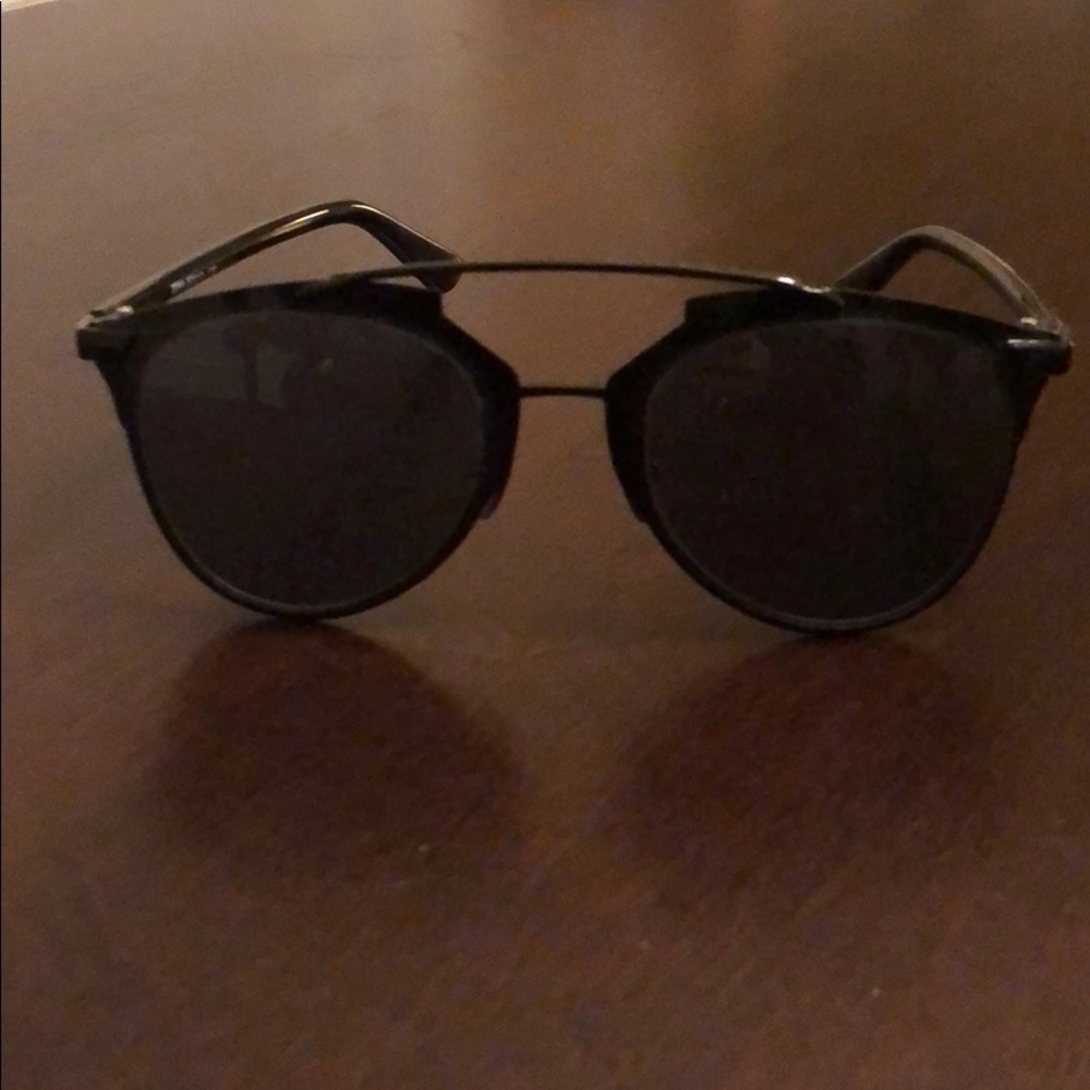 Black retro sunglasses
